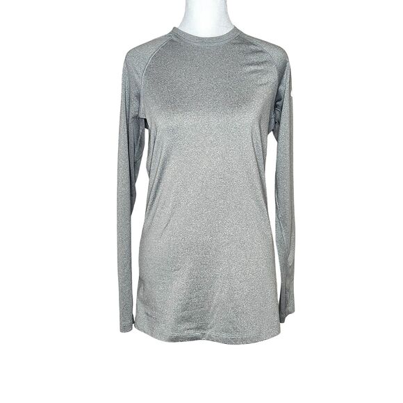 Nike Pro Combat Gray Dri-FIT/Therma-FIT Fitted Long Sleeve Shirt Women's Large - Picture 1 of 10